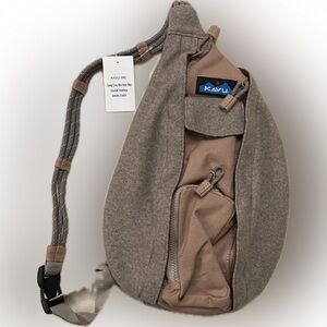 Kavu Camp Cozy Mini Rope Cross Body Bag Dusk Valley